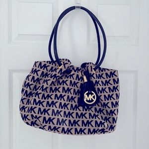 Michael Kors Shoulder Bag- Black and Tan